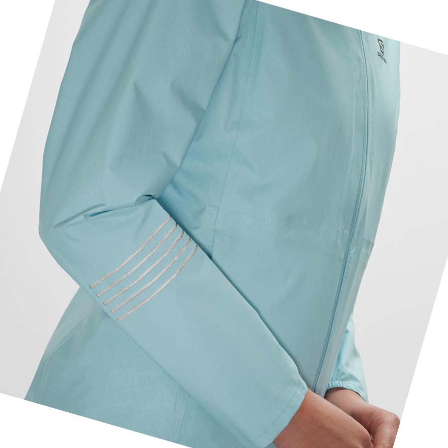 Chaquetas Salomon BONATTI WATERPROOF Mujer Verde Menta | MX 2477DFM